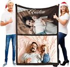 Custom Photo Blanket Personalized Custom Picture Blankets For Family Friend Gift
