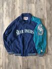 Vintage 90s MLB Seattle Mariners Starter Jacket Sz L VTG RARE DIAMOND COLLECTION