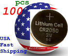 100 pcs CR2050 2050 TopUS LM2050 BR2050 Bulk 3V Lithium Battery