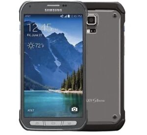 Samsung Galaxy S5 Active SM-G870A 16GB Android Fully Unlocked Smartphone- READ
