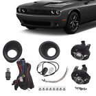 Fog Lights Lamps W/ Wiring+Switch Clear Lens Kit Fits 2015-2022 Dodge Challenger (For: 2015 Dodge Challenger)