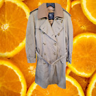 Burberrys Tan Trench Coat With Flannel and Camelhair Lining Size 38R