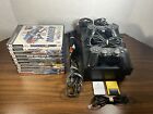 Sony PlayStation 2 Fat Console Bundle 10 Games 2 Controllers Cables Memory Cards