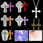 5PCS Silicone Cross Resin Mold Jewelry Epoxy Making Casting Mould Craft DIY Tool