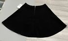Devlin Womens Black Viscose/Nylon/Spandex Mini Circle Skirt Size Medium W TAGS