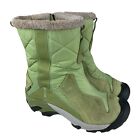 Keen Dry Women's Winter Boots Size 8.5 Green 200 Gram Insulation Lined Zip