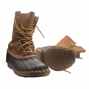 Men's Bean Boots by LL Bean Waterproof Duck Boots Shoes Size 8 Medium