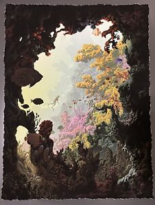 Kilian Eng A Dream of a Reef Print Poster Numbered /75 | Black Dragon | Mondo