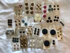Vintage Button Cards Lot of 25, Assorted Brands, Full Cards