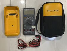 FLUKE 87 True RMS Multimeter W / Leads / Cover / Soft Case (READ DESCRIPTION)