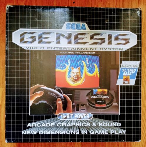 Sega Genesis Altered Beast Box Console Complete Original CIB