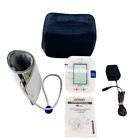 OMRON INTELLISENSE HEM-780 White Digital Blood Pressure Monitor W/Case & Power I