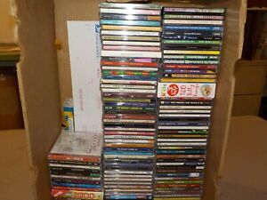 Huge Lot of 100 Compilation Music CD's in Cases w/ All Genres Rare Titles O64
