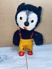 Antique Cat From Germany Black & White Wind Up (Does Not Work) Felix Plush Doll