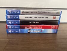 PLAYSTATION 4 GAME LOT BUNDLE OF 5 GAMES, PS4 GAME LOT (WCP022619)