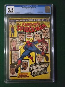 Amazing Spider-Man 121 CGC 3.5 1973 Death of Gwen Stacy Green Goblin