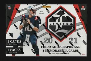 IN STOCK 2021 Panini Limited Football Factory Sealed Hobby Box 3 Hits (2 AUTOS)