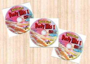 CHARTBUSTER PARTY HITS VOL 1 3 CDG DISCS KARAOKE SET  5010 CDS OLDIES POP ROCK !