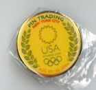 Athens 2004 Olympic pin - New York City Pin Trading -  dated NOC trader badge