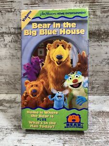 BEAR IN THE BIG BLUE HOUSE VOL. 1 (VHS, 1998) Jim Henson RARE