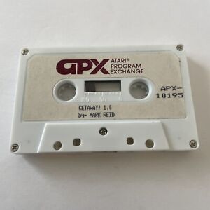 GETAWAY! 1.0 (Atari 400 800 XL XE) 10195 APX - Cassette only - Program FREE SHIP