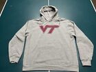 Virginia Tech Hokies NCAA League Brand Gray Pullover Hoodie Size 2XL