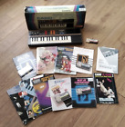 Vintage 1980s Casio PT-82 Keyboard Instrument + Books + Music ROM Cartridges