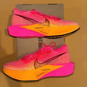 Men's Size 7.5 - Nike ZoomX Vaporfly Next% 3 Hyper Pink Laser Orange DV4129-600