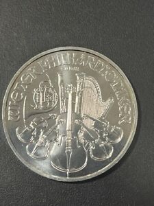 2021 Austria Mint 1 oz .999 Silver Philharmonic 1.5 euro Austrian coin