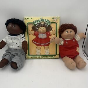 New ListingCabbage patch doll vintage 1980’s Ruben 11 Piece 3d Puzzle M N Thomas 1984 Lot