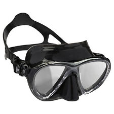 Open Box Cressi Diving Big Eyes Evolution Mask Black/HD Mirrored Lenses