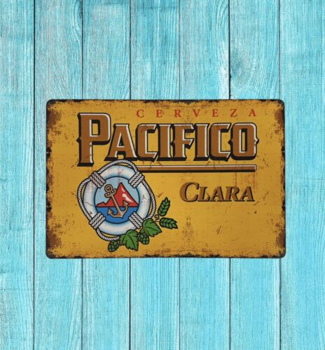 Pacifico Beer Vintage Style Tin Metal Bar Sign Poster Man Cave Collectible New