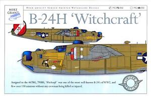 Mike Grant Decals 1/72 B-24H LIBERATOR WITCHCRAFT 790th Bomb Squadron