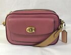 COACH Colorblock Leather Willow Camera Bag, Rouge Multi