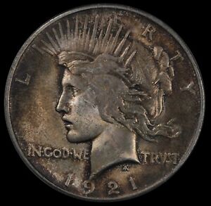 1921 P Peace Silver Dollar PCGS MS-64 Peace Nicely Toned