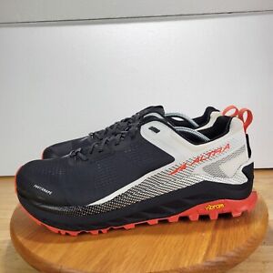 Altra Olympus 4 Hiking Trail Running Shoes Men's 12 Black White Red AL0A4VQM010