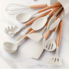 Silicone Cooking utensils kitchen set 12 Pcs Kitchen Utensils Set  Free Shipping