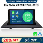 Wireless CarPlay For BMW X3 E83 Android 12.0 Car Stereo Radio GPS Navi WIFI 9'' (For: 2004 BMW X3 2.5i 2.5L)