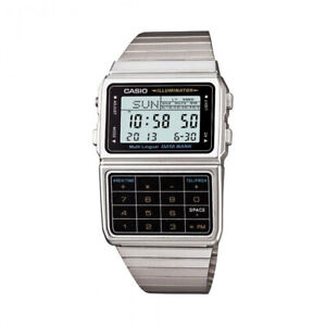 Casio DBC-611G-1 Data Bank Calculator Watch Silver