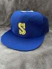 NWT NOS Vintage Seattle Mariners Mesh Snapback Hat Trucker ANNCO New 80s