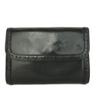Yves Saint Laurent Leather Clutch Bag Black/4Z0477