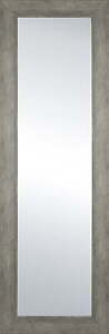 Full-Length Rectangular Mirror, 17Inx53In, Rustic Grey
