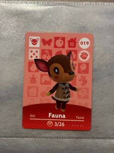 New ListingFauna #019 Animal Crossing Amiibo Card Authentic Series 1