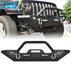 Front / Rear Bumper for 2018-2024 Jeep Wrangler JL Unlimited w/ LED Light D-Ring (For: Jeep)