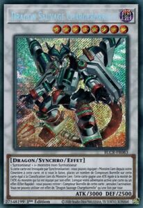 Yu Gi Oh! Dragon Sauvage Chargeborrelle (BLCR-FR083) Secret Rare in French