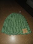 Beanie Baby Boy Hat Handmade Crochet Forest Green