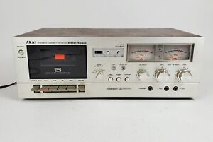 Vintage Akai Stereo Cassette Deck GXC-709D AS IS Rewind Not Working