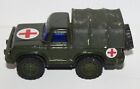 Army Die-Cast Medical Truck Pull Back Friction Toy ARCO Industries 1980's NICE