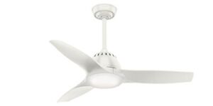 Casablanca 59286, 44 inch Ceiling Fan with ‎Remote Control in Fresh White