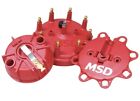 MSD 84085 Distributor Cap and Rotor Kit - Red, Ford HEI